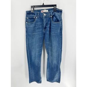 Levi's 505 Regular Fit Jeans Kids 18 Reg Blue Mid Wash Straight Leg Denim